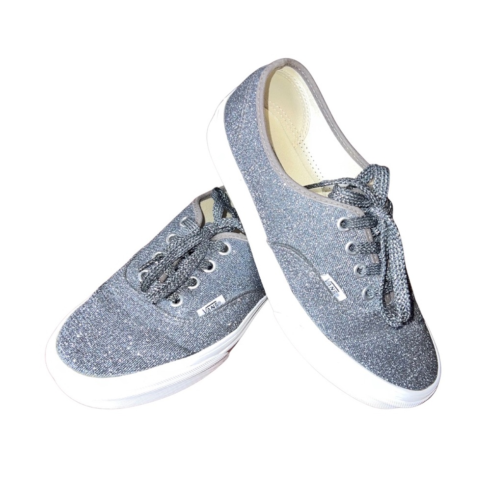 Vans Sparkling Gray Canvas Shoes